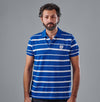 Classic Striped Polo Shirt - BLUE FONSE - Dockland