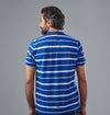 Classic Striped Polo Shirt - BLUE FONSE - Dockland