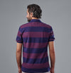 Classic Striped Polo Shirt -NAVY - Dockland