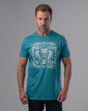 EMBROIDERED ROUND NECK T-SHIRT - GINZARY - Dockland