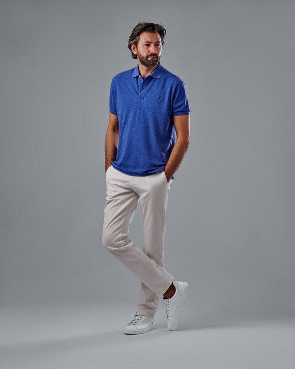 Classic Fit Polo Shirt  - BLUE FONSE - Dockland