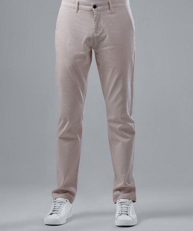 Slim Fit Chino Pants - BEIGE - Dockland