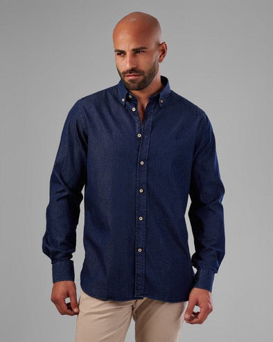 LONG SLEEVE DENIM SHIRT - DARK JEANS - Dockland