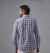 Checkered Shirt - NAVY- Dockland