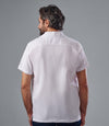 Camp Collar Short Sleeve Shirt - OFF WHITE- Dockland