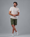 SHORT SLEEVE SLIM T-SHIRT - OFF WHITE - Dockland