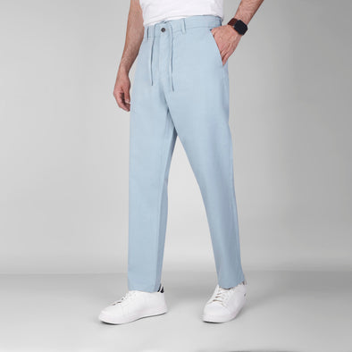Lightweight TENCEL-Cotton Trousers -   MINT - Dockland