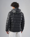 HOODED PUFFER JACKET  - BLACK-DOCKLAND