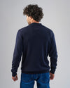 Zip-Up Straight-Fit Sweater  - DARK NAVY-DOCKLAND