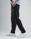 JOGGER WAIST SWEATPANTS  - BLACK- DOCKLAND