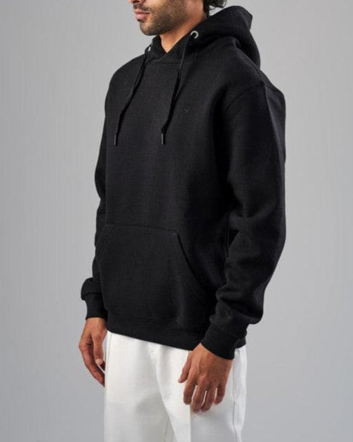 BASIC HOODIE  - BLACK-DOCKLAND