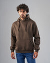 BASIC HOODIE  - DARK BROWN-DOCKLAND