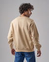 ROUND-NECK SWEATSHIRT   - BEIGE- DOCKLAND