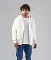 SLIM-FIT ZIP-THROUGH HOODIE-OFF WHITE-DOCKLAND