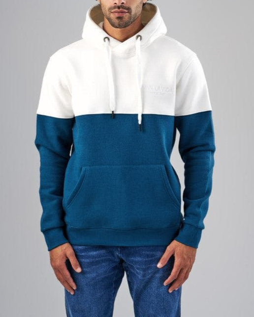 TWO-TONE HOODIE  -GINZARY- DOCKLAND