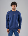 Printed Round Neck Sweatshirt    -  NAVY-DOCKLAND