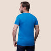 ROUND NECK PRINTED T-SHIRT - TURQUOISE - Dockland