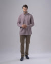 LONG SLEEVE CHECKERED SHIRT - DARK  WINE - Dockland