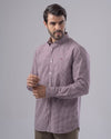 LONG SLEEVE CHECKERED SHIRT - SKY BLUE - Dockland